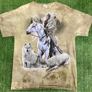 The Mountain Wolf Companions Tie-Dye Tee Size: M